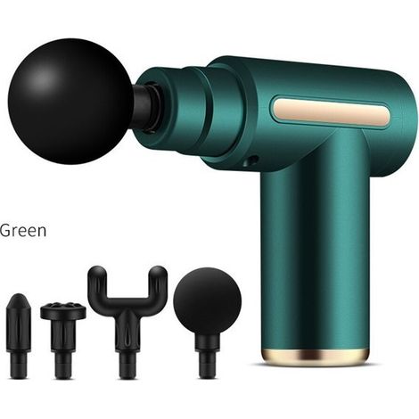 Mini pistolet de massage à percussion pour tissus profonds, masseur musculaire pour soulager la douleur, pistolet de massage des fascias, d'Espagne-AquaForge