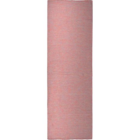 Teenpull – Outdoor-Teppich Flachgewebe 80x250 cm Rot (1/5)