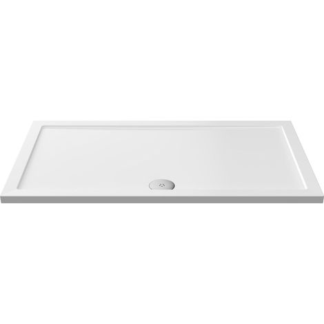 1400mm x 800mm Premium Rectangular Shower Tray - White