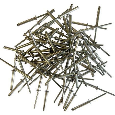 Sachet de 250 rivets aluminium standards de 4 x 30