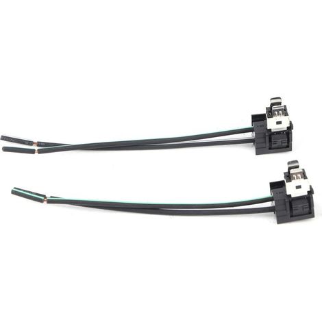 2 pièces phare lampe ampoule prise faisceau de cblage connecteur prise adaptateur ligne pour ampoule H1 (1/5)