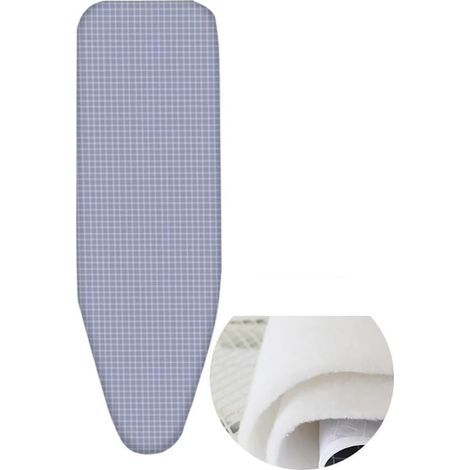 Housses Tables à Repasser avec Rembourrage,Bande Élastique Resserrable,Adaptée aux Fers à Vapeur,120 à 130 x 40 à 48 cm (1/5)