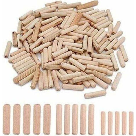 300pcs Chevilles en Bois 6mm 8mm 10mm Chevilles en Bois Assorties M6 M8 M10 pour Meubles en Bois (1/4)