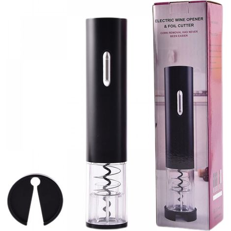 Ouvre-bouteille électrique, tire-bouchon électrique automatique avec coupe-capsule, rechargeable (1/2)