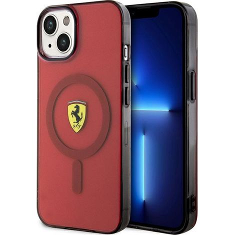 Ferrari FEHMP14SURKR iPhone 14 / 15 / 136.1" rojo/rojo estuche rígido Translúcido Magsafe (1/5)