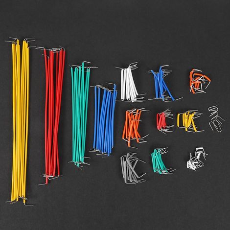 140-teiliges Hilfskabelset für Test-Patchpanels, 14 verschiedene Längen, inkl. Aufbewahrungsbox (1/5)