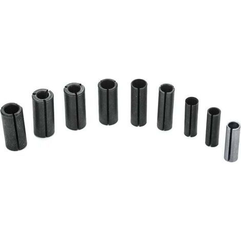 Ulisem Spannzangenadapter für Fräsfutter zur Holzbearbeitung, Spannzangenadapter, Schlitzbuchse, Fräserhalter (1/4)