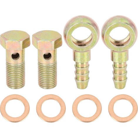 2 Ensembles Raccord Banjo 10mm pour Moto (1/5)