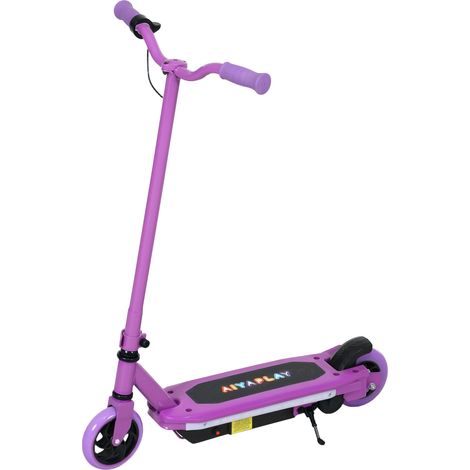Patinete eléctrico para niños 76 x 46 x 93 cm freno eléctrico neumáticos antipinchazos diseño moderno de metal violeta 210006953 (1/5)