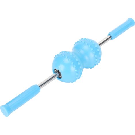 Rouleau Fascia Double Balle Massage Profond des Tissus Soulage Douleur pour Jambes Cou, Libère Tensions Musculaires (1/5)