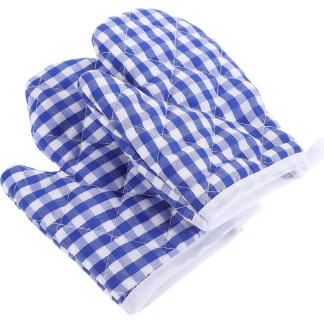 Les enfants jouent des gants de cuisine résistants à la chaleur pour les enfants pour les tout-petits paquet de 2 (bleu foncé) (1/5)