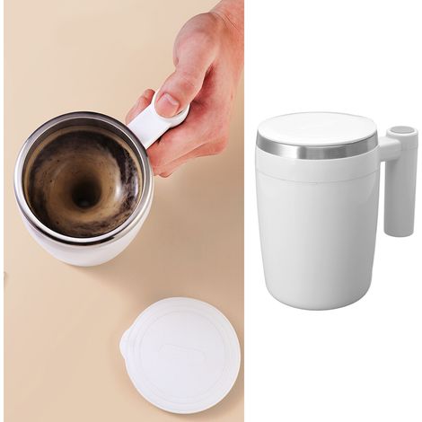 Vaso mezclador magnético automático Besse Chocolatier de 380 ml con USB, abridor de botellas de acero inoxidable 304, mezcla mágica automática. (1/5)