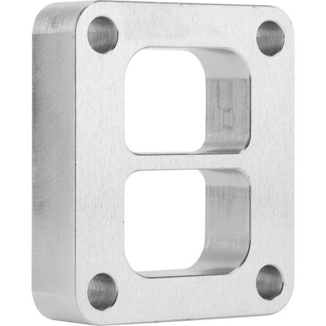 Jeffergarden T4 Turbo entretoise en Acier Doux entretoise T4 entrée divisée turbocompresseur Bride Double Ports de défilement CNC S400 (1/5)