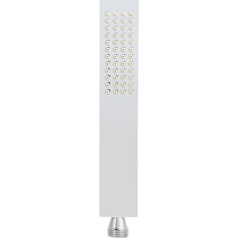 Douche à main carrée plate G1/2 en cuivre, pommeau de douche pour salle de bain, pulvérisateur pour maison et hôtel (1/5)