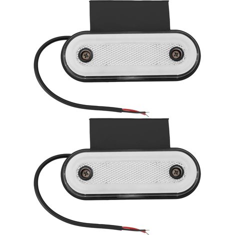 feux de gabarit latéraux à LED pour voiture avec support 12 clignotants avant et arrière position Lot de 2 24 V (1/5)