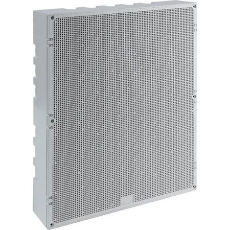 Quadro alveolare con porta reversibile 400×300×80 mm ip41 grigio abs elettrocanali ec65009