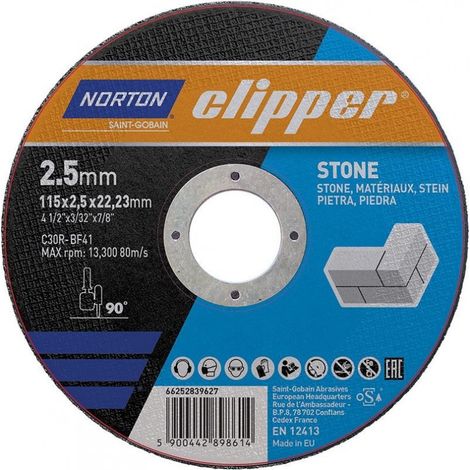 Pietra Di Taglio Disco C30R-115X2.5X22.23Mm