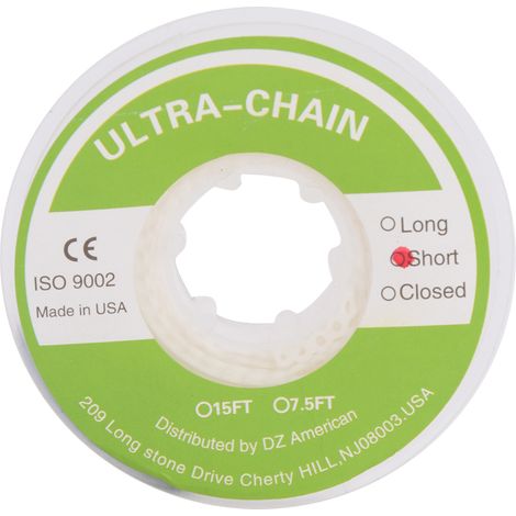 Chaîne élastique orthodontique en caoutchouc blanc, accessoire dentaire outil fournitures. (1/5)