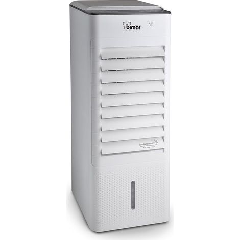 Innoliving Raffrescatore D'Aria Evaporativo INB-VR508 7 Litri Con Funzione Calore, Telecomando, Timer 1-12H, 3 Velocità, Display Touch, Ionizzatore, Filtro Removibile, 2 Blocchi Ghiaccio Inclusi