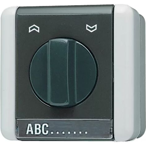 Jung Jalousie-Drehschalter 10AX 250V 1-pol. 834.10 W (1/2)