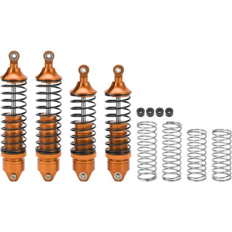 Stück orangefarbene Stoßdämpfer für Vorder- und Hinterachse für 1/10 RC-Car LOSi Lasernut U4 Tenacity, Offroad-Fahrzeug