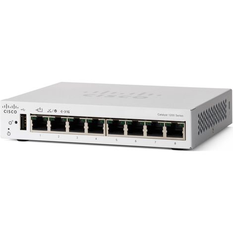 Cisco C1200-8T-D commutateur réseau Géré L2/L3 Gigabit Ethernet (10/100/1000) Blanc