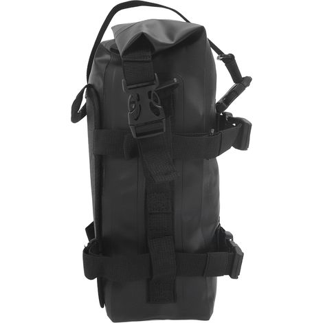 Sacoche de cadre de moto universelle étanche à fixation rapide, sacoche latérale de moto, sacoche arrière noire (1/5)