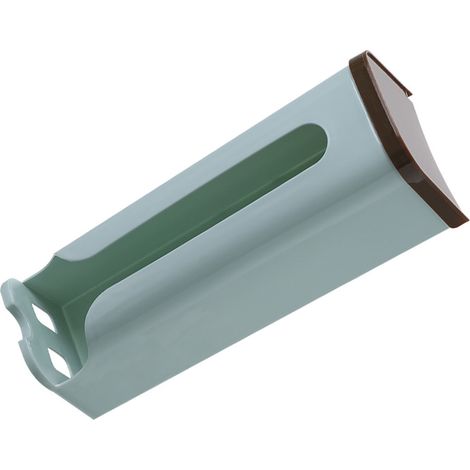 Boîte de Rangement de Sacs Poubelle Plastiques à Fixation Murale pour Cuisine - Design Extractible, Matériau PP Résistant, Applications Multiples (1/5)