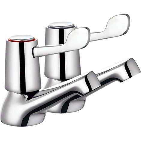 Deva Vitality Single Lever Basin Tap Pair - Chrome (1/5)