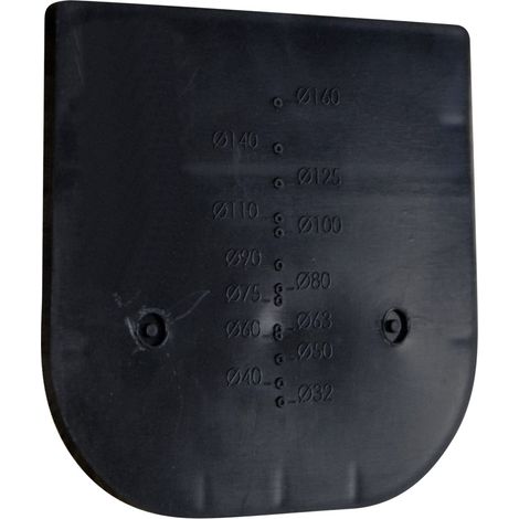 Obturateur pour caniveau Jardibric 100 x 100 mm (1/2)