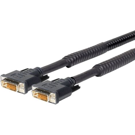 Vivolink - Prodviam7.5 7.5m dvi-d dvi-d negro cable dvi - cables dvi (dvi-d, dvi-d, masculino, masculino, negro)