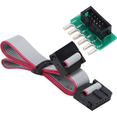 Module de commande pour moteur pas à pas, câble adaptateur de connexion, accessoire d'entraînement pour imprimante 3D et CNC, fil de liaison robuste, kit de câblage électrique (1/5)