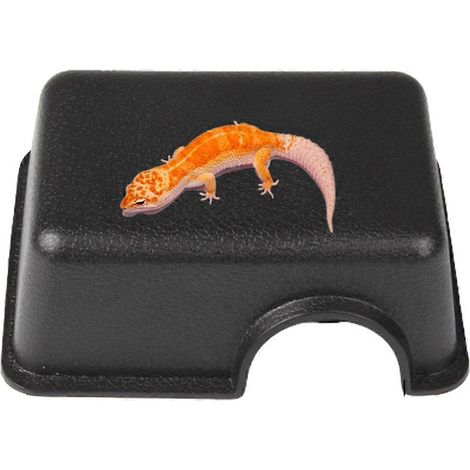 Cachette pour serpent, terrarium pour reptiles, cage pour serpent ou lézard (1/4)