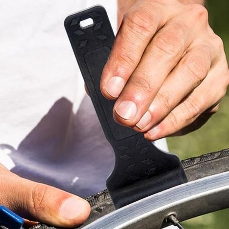 Palancas para neumáticos de bicicleta,Palanca para neumáticos,Alicates para neumáticos,Plástico,Herramientas para bicicleta,Negro (1/4)