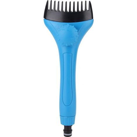 Brosse de nettoyage de filtre de piscine à main, PVC 10,0x3,7 pouces, pour nettoyer les débris et la saleté du filtre (1/5)
