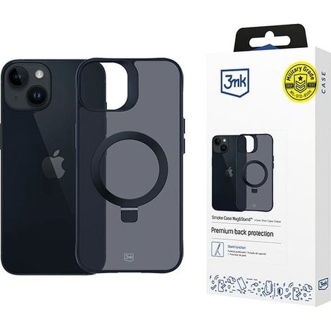 Funda con soporte MagSafe 3MK para iPhone 14 Plus, color negro