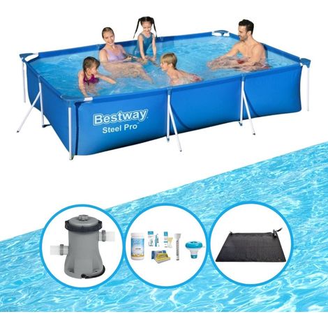 Bestway Bestway Steel Pro Rectangulaire - 300x201x66 cm - 4-pièces  S22719 (1/4)