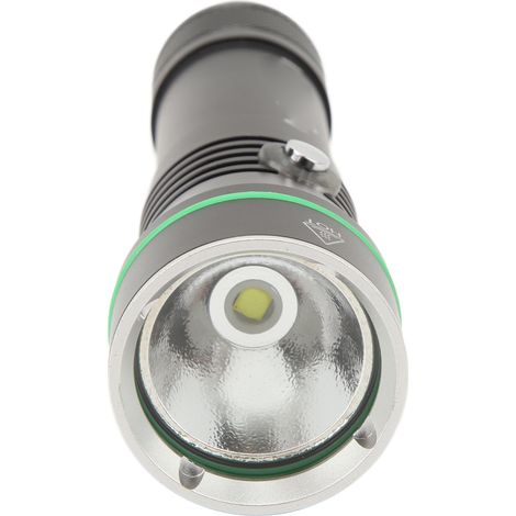 Lampe torche de plongée haute luminosité, étanche à 110 mètres (IPX8), 3 modes d'éclairage (1/5)