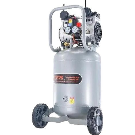 Compresseur d'air, moteur de 2 CV, réservoir de 13 gallons, pression maximale de 116 PSI, 4 SCFM à 90 PSI, niveau de bruit ≤63dB (1/5)