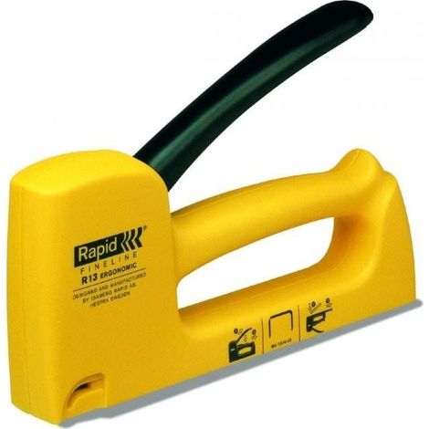 RAPID grapadora rapid 13 (grapa 13) , Una grapadora es una de las herramientas que no pueden faltar en talleres de carpintería, en tapizadoras e incluso en bricolaje. Esto debid