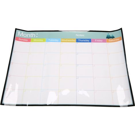 Tableau Blanc MagnéTique EffaçAble Aimants pour Tableau EffaçAble à Sec RéFrigéRateur RéFrigéRateur Liste des Tâches Planificateur Mensuel (1/4)