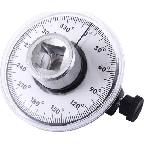 Clé dynamométrique 1/2 pouce, jauge d'angle, jeu de clés dynamométriques 1/2 pouce avec entraînement réglable à 360°, outils de mesure professionnels