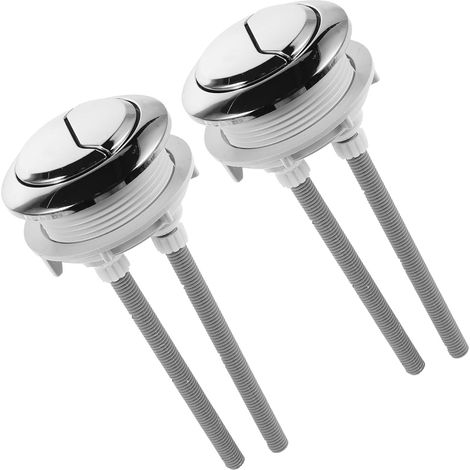 Bouton-poussoir Wc de Remplacement, 2 Pièces (1/5)