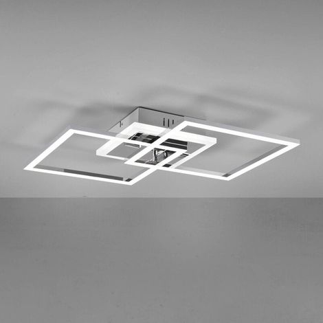 [GEBRAUCHT] B-Ware Deckenleuchte Wandleuchte LED Venida chrom Leuchte dimmbar modern funktional (1/2)