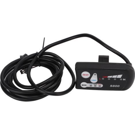 Wasserdichtes Bedienfeld S800 mit LED-Anzeige für 36V/48V-Elektrofahrräder. Motorsteuerung und Display für Elektrofahrräder. (1/5)