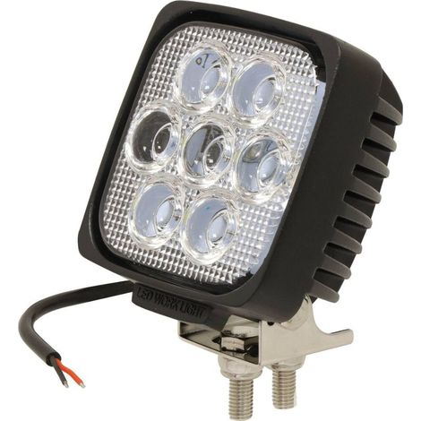 Phare de travail carre 7 led 35w 2200 lumens faisceau large