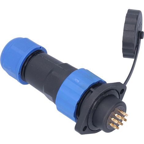 Connecteur d'alimentation étanche IP68, bride mâle/femelle, pour l'aviation, 250 V CA, 5 A, broches SP2010 (1/5)