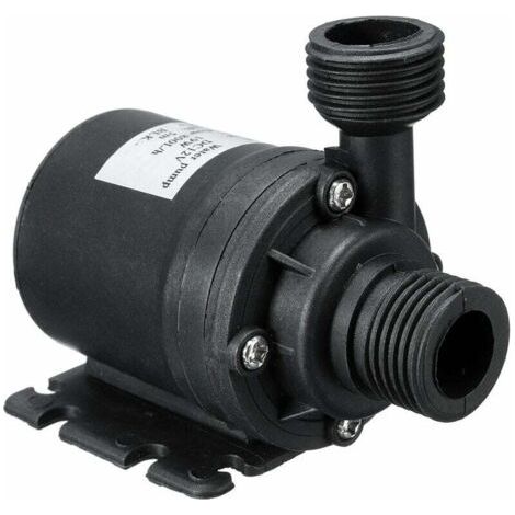 BUNTHAUS Pompe à eau submersible à moteur sans balais Ultra silencieux Mini DC 12V Lift 5M 800L/H