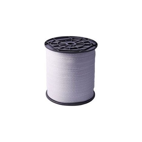 Weidezaunband zur Tierhaltung 250 m lang 1 cm breit weiß