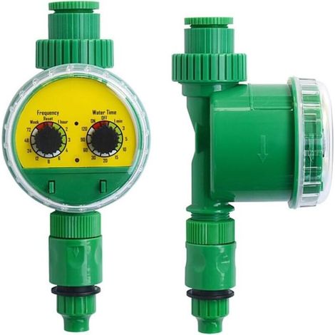 Minuterie d’Arrosage à Bouton pour Système Goutte à Goutte et Arrosage Automatique de Pelouse – Réglage Manuel Précis